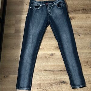 Women's Skinny Jeans in Dark Blue